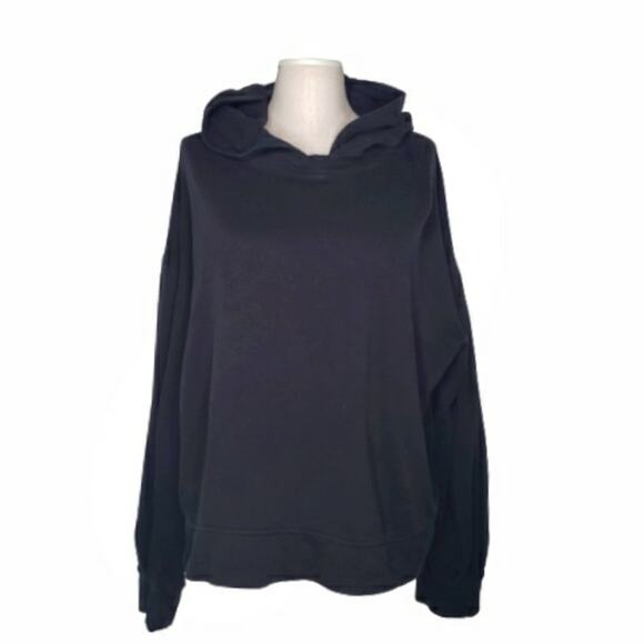 Lou & Grey Tops - Lou & Grey Blouson Sleeve Cropped Hoodie